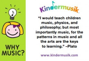 ... patterns in music and all the arts are the keys to learning” -Plato