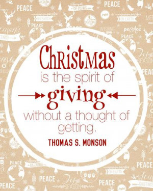 19 inspiring Christmas quotes from President Thomas S. Monson