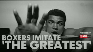 ... and other boxers repeat quotes from Muhammad Ali. USA TODAY Sports