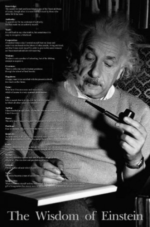 Albert Einstein - Quotes Poster