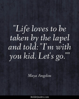 Maya Angelou Quote Poster