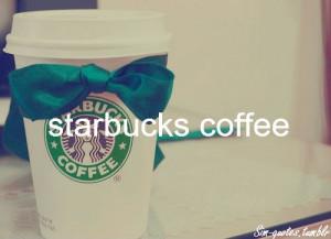 Drinking Starbucks Tumblr Picture