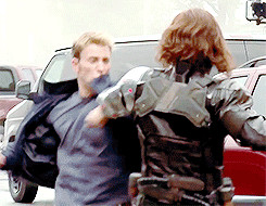 Chris Evans and Sebastian Stan, Captain America: The Winter Soldier ...