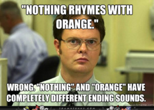 The Office – Nothing Rhymes With Oranges | Funny Pics, Funny Gifs ...