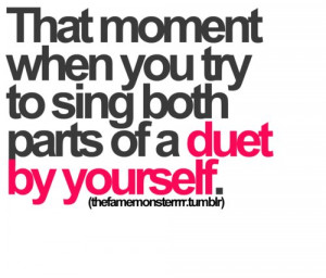 duet, moment, sad, singing, text, true