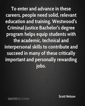 education and training. Westwood's Criminal Justice Bachelor's degree ...