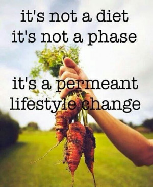 Permanent lifestyle change