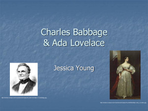 Charles Babbage Ada Lovelace