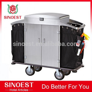 Hotel room Housekeeping cleaning trolley for Dubai