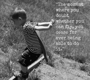 Quote on ability and doubt by Peter Pan