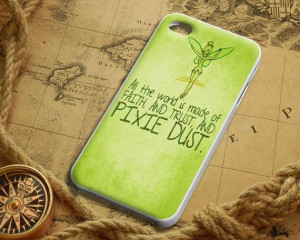 Tinkerbell Pixie Dust Quotes Case fit for by KissThePrincess, $13.99