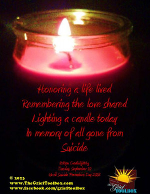 In memory of all gone from Suicide | The Grief Toolbox