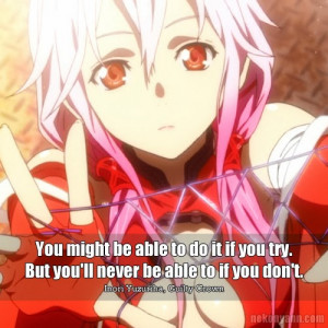 ... inori yuzuriha 楪 い のり anime quote you might be able to