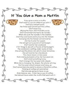 freebie poem for mother s day tea or muffins with mom more mothers s ...