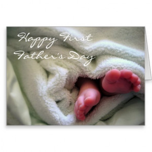 Happy First Father's Day Greeting Card