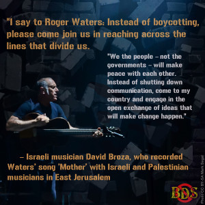 ... Roger Waters, alluding to Waters’ anti-Semitism during a public