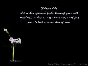 Bible Verse Wallpaper - Hebrews 4:16