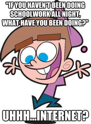 Funny photos funny Timmy Turner jumping Internet