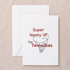 Super Nanny of Twinadoes Greeting Cards (Pk of 10) for