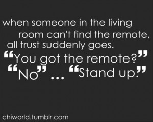 tv remote, funny quotes