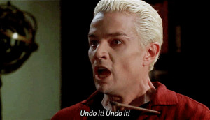 undo it # spike # James Marsters # gif # btvs # Buffy The Vampire ...