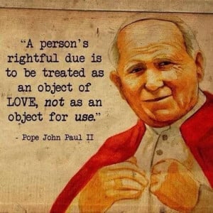 Pope John-Paul II quote