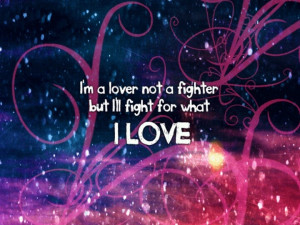 Fight for our love!