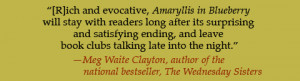 Amaryllis in Blueberry Review Quotes