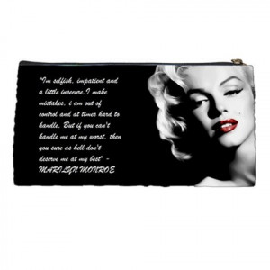Marilyn Monroe Artist Quotes School Accessories Pencil Box Case - Bags ...