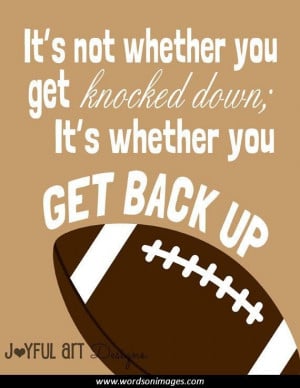 Inspirational football quotes