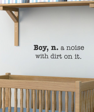 Belvedere Designs Black Boy Definition Wall Quote - This cracks me up!