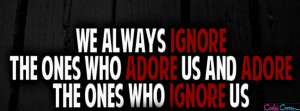 Ignoring Me Quotes And Sayings Get this cover now, click me