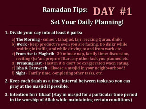 What To Do On First Day of Ramadan?