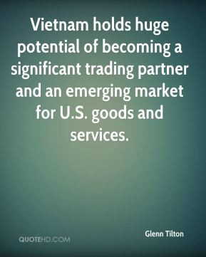 ... trading partner and an emerging market for U.S. goods and services