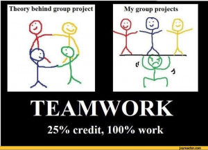 ... projectMy group projectsTEAMWORK25% credit, 100% work / funny pictures