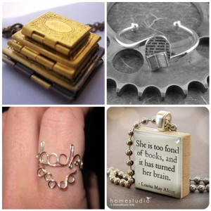 Stack of Books Locket by 1LuckySoul --this one is actually sold out ...