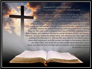 Beware of Light Reading - quote from Horatius Bonar (1808-1889 ...