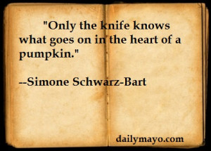 Quote: Simone Schwarz-Bart on Pumpkins