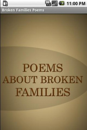 Broken Families Poems