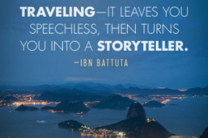 Travel Quote of the Week: On the Stories of Travel
