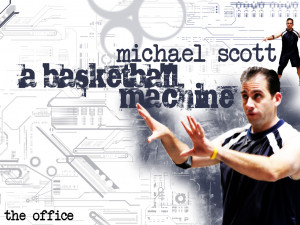 The Office Michael Scott-Basketball