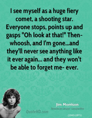 Inspirational Shooting Star Quotes Jim morrison quotes