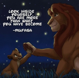 ... Day 24 favorite parent... Mufasa! He sacrificed himself for his son