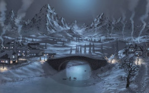 Caroling, wassailing the trees, burning the Yule log, decorating the ...