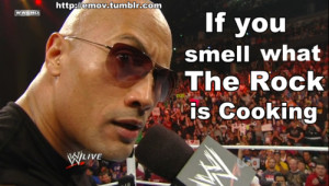 Can you smell what The Rock is cookin'?