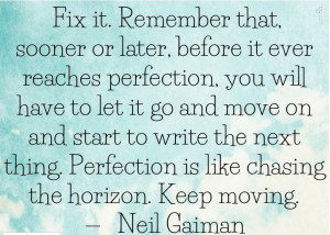 Neil Gaiman writing quote
