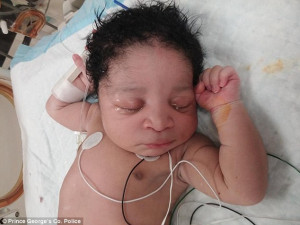 Woman who 'found' abandoned baby girl outside her home and gave TV ...