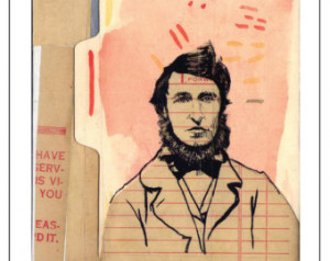 Henry David Thoreau Postcard