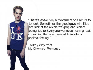 Mikey Way Quote Wllppr...
