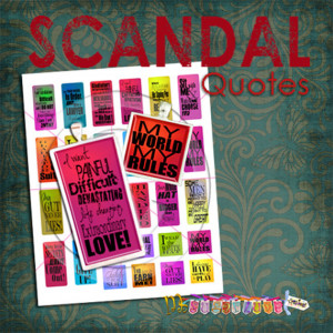 Hit TV Show – SCANDAL Gladiator Quotes Digital Collage Sheet for 1x2 ...